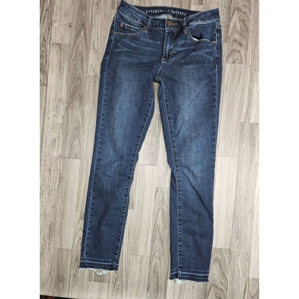 Articles Of Society Women Size 25 Pockets Skinny Denim Blueβ Jeans